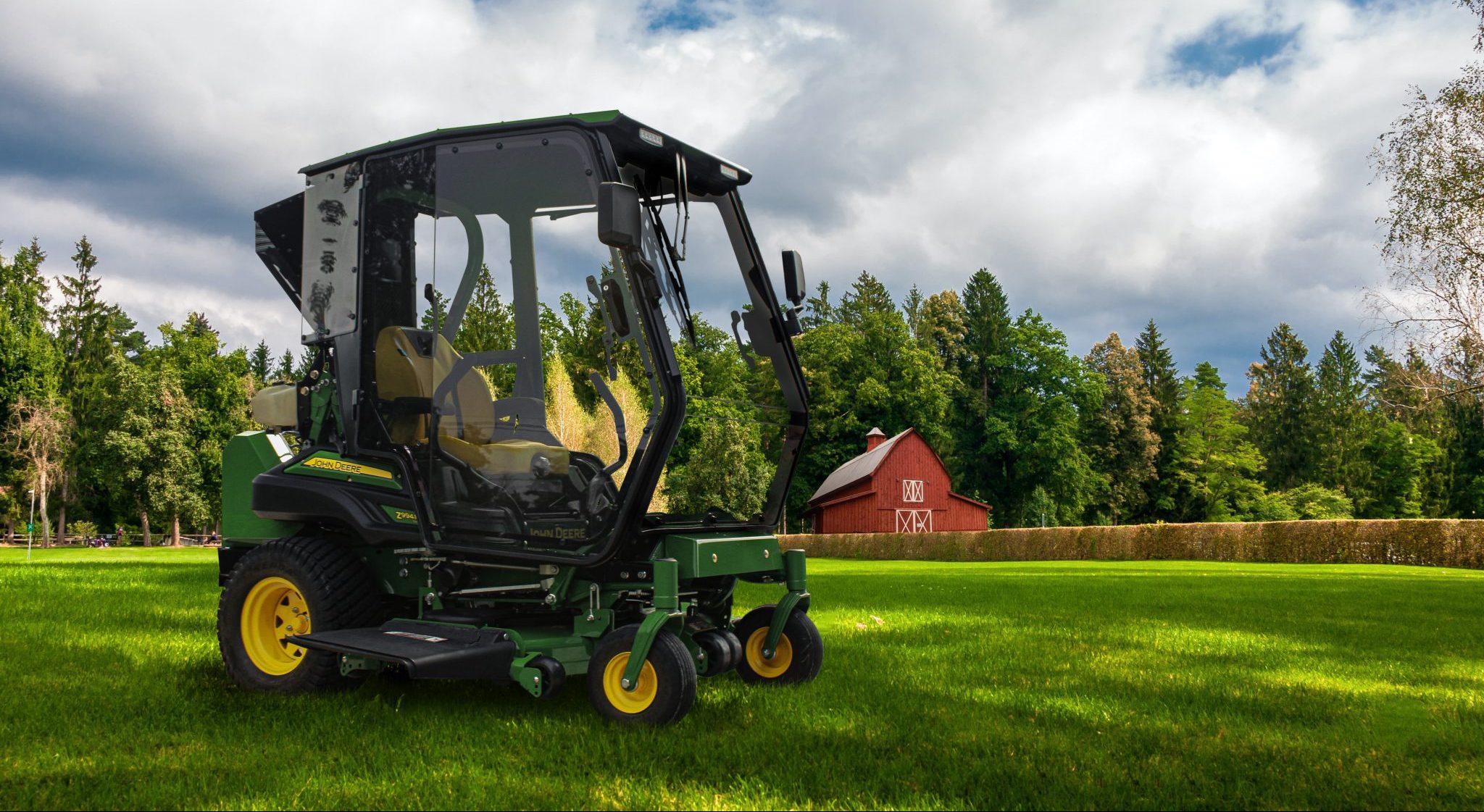 Expanded Premium Air-Conditioned Cab line with John Deere Z994R, Zero Turn Mower