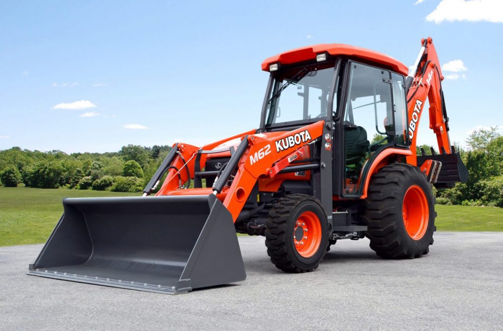 Premium Cab for the Kubota M62 Tractor/Loader/Backhoe