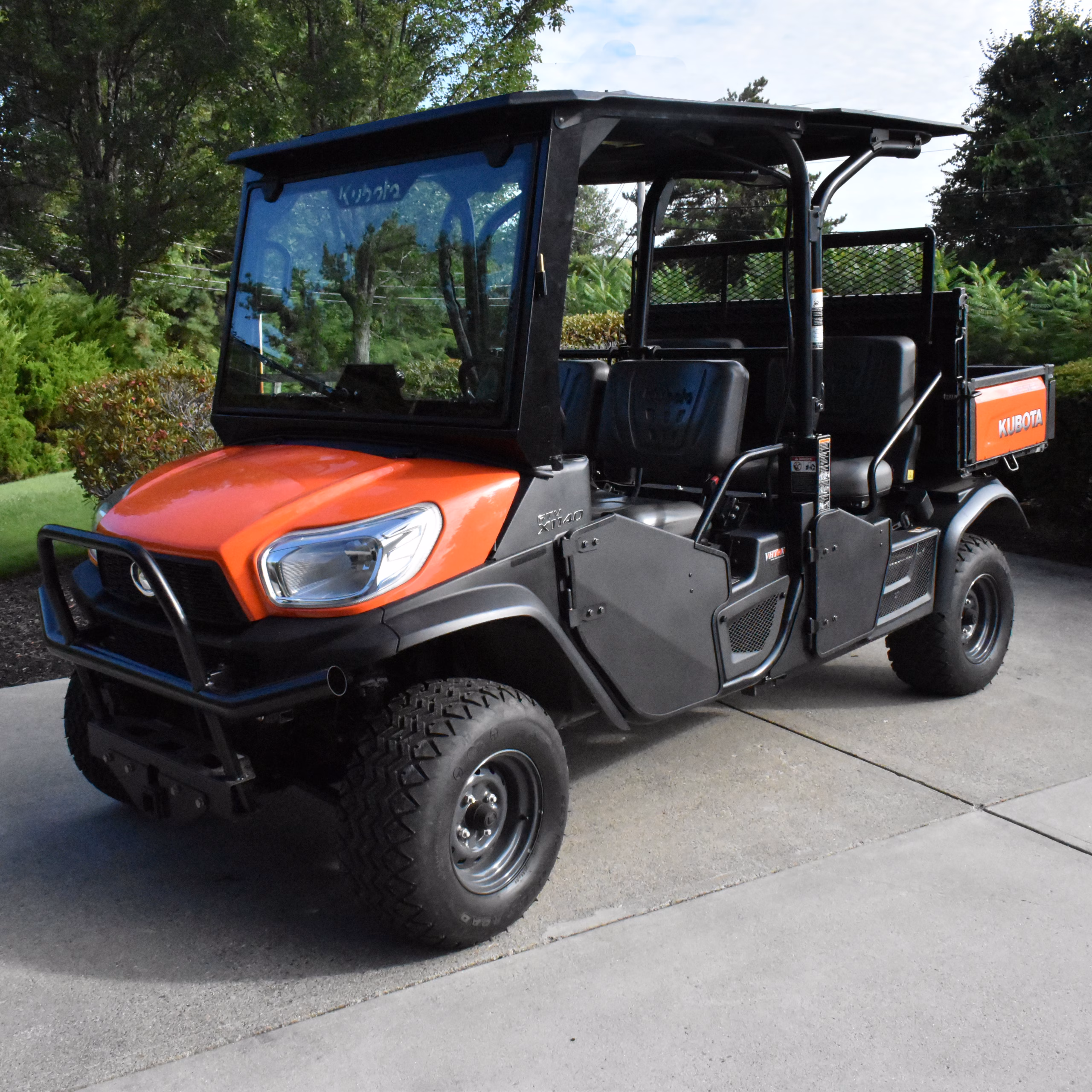 Metal Half Door Kit for the Two-Row Kubota RTV-X (Crew, 1140, 1130)